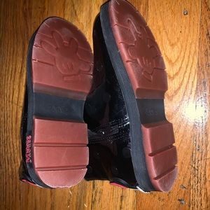 Black mini mouse zara boots for toddler girls